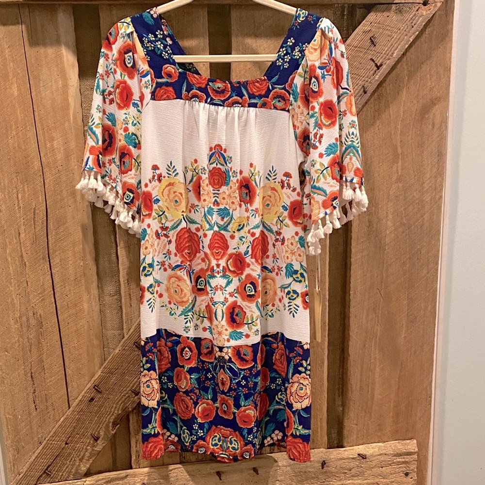 Uncle Frank Colorful Floral Dress